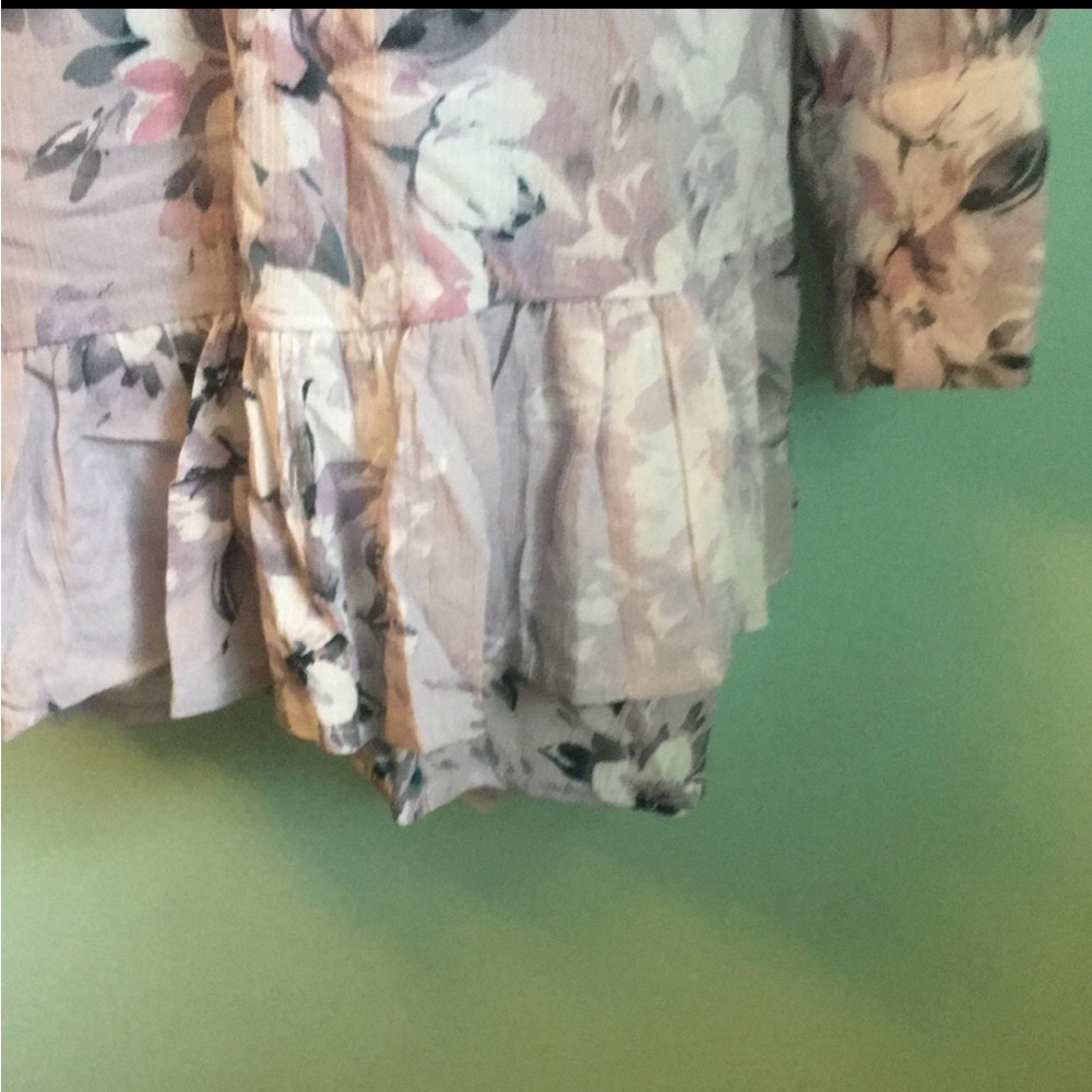 NWT American Rag Peasant Mini Dress size Large - Picture 3 of 9